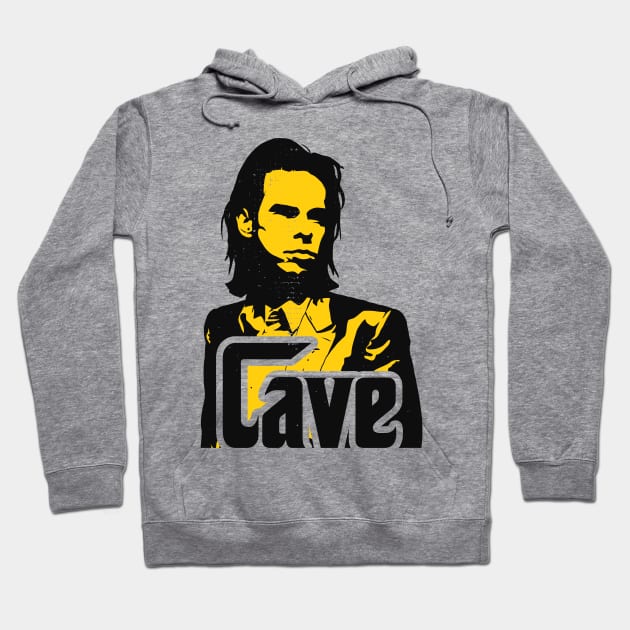 Retro Nick Cave Next Door Tribute Hoodie by darklordpug